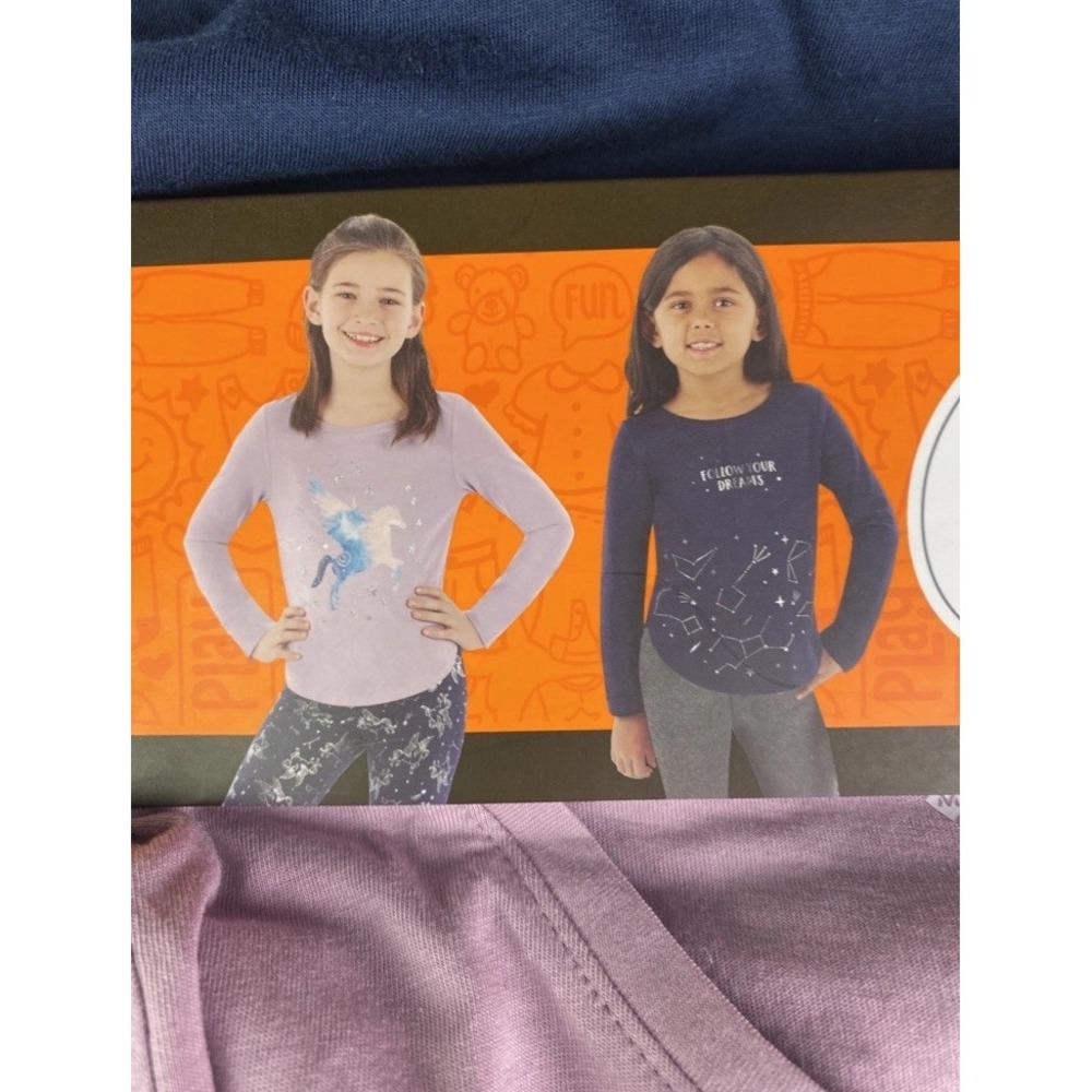 Members Mark Girls Favorite Shirt Set Size 14/16 Unicorn Stars Constellations‎